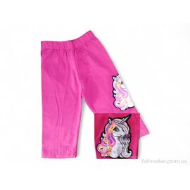 Фотография Капри детские Лето 5601-1 малиновий (5 шт. р.сетка 2-6) "Kids-modnik" недорого оптом от прямого поставщика