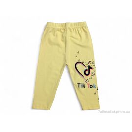 Фотография Капри детские Лето 4076 жовтий (4 шт. р.сетка 5-8) "Kids-modnik" недорого оптом от прямого поставщика