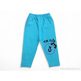 Фотография Капри детские Лето 4076-1 бірюзовий (4 шт. р.сетка 5-8) "Kids-modnik" недорого оптом от прямого поставщика