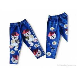 Фотография Капри детские Лето 1160-5 джинсовий (5 шт. р.сетка 3-7) "Kids-modnik" недорого оптом от прямого поставщика