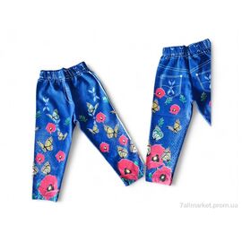 Фотография Капри детские Лето 1160-7 джинсовий (5 шт. р.сетка 3-7) "Kids-modnik" недорого оптом от прямого поставщика
