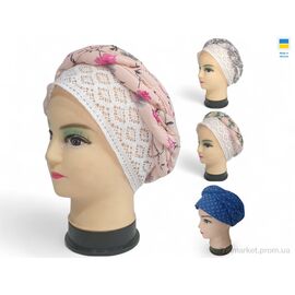 Фотография Чалма женская Лето 0060 mix (4 шт. р.сетка 56-62) "Mabi" недорого оптом от прямого поставщика