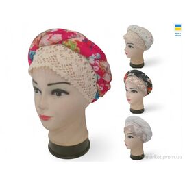 Фотография Чалма женская Лето 0062 mix (4 шт. р.сетка 56-62) "Mabi" недорого оптом от прямого поставщика