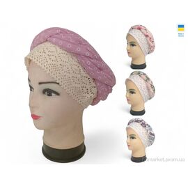 Фотография Чалма женская Лето 0063 mix (4 шт. р.сетка 56-62) "Mabi" недорого оптом от прямого поставщика