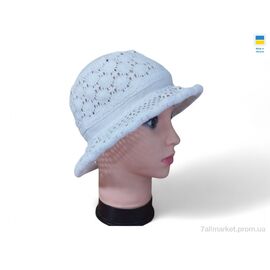 Фотография Шляпа женская Лето 0236 білий (3 шт. р.сетка 56-62) "Mabi" недорого оптом от прямого поставщика