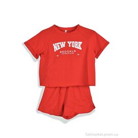 Фотография Костюм детский Лето 004-3 red (4 шт. р.сетка 134-152) "Steysi" недорого оптом от прямого поставщика