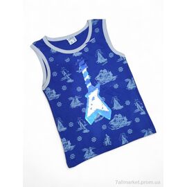 Фотография Майка детская Лето 8033 електрик (4 шт. р.сетка 5-8) "Kids-modnik" недорого оптом от прямого поставщика