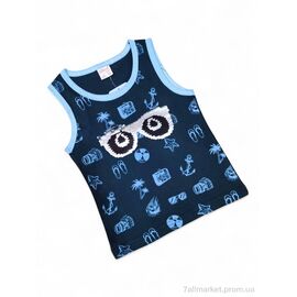 Фотография Майка детская Лето 8030 чорний (4 шт. р.сетка 2-5) "Kids-modnik" недорого оптом от прямого поставщика