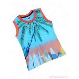Фотография Майка детская Лето 3461 блакитний (4 шт. р.сетка 2-8) "Kids-modnik" недорого оптом от прямого поставщика