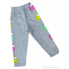 Фотография Капри детские Лето 1006 сірий (5 шт. р.сетка 4-8) "Kids-modnik" недорого оптом от прямого поставщика