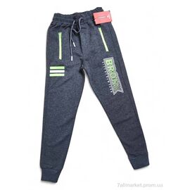 Штани дитячі спортивні Весна/осінь 582 сірий (13-16) (4 шт. р.сітка13-16) "Kids-modnik" недорого оптом від прямого постачальника