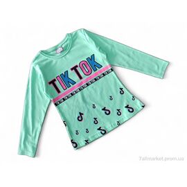 Батник дитячий Весна/осінь 4104 салатовий (4 шт. р.сітка5-8) "Kids-modnik" недорого оптом від прямого постачальника