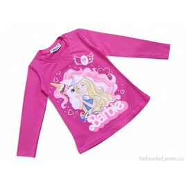 Батник дитячий Весна/осінь 7400 малиновий Barbie (4 шт. р.сітка5-8) "Kids-modnik" недорого оптом від прямого постачальника