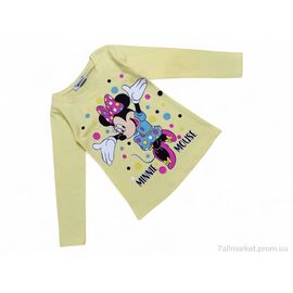 Фотография Батник детский Весна/осень 7400 жовтий Minnie Mous (4 шт. р.сетка 5-8) "Kids-modnik" недорого оптом от прямого поставщика