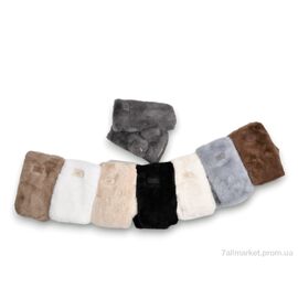 Фотография Митенки женские Зима M22-97 (норка) mix (12 шт. р.сетка One size) "TUZZI" недорого оптом от прямого поставщика