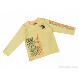 Батник дитячий Весна/осінь 720 жовтий (5 шт. р.сітка3-7) "Kids-modnik" недорого оптом від прямого постачальника