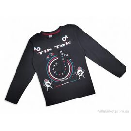 Батник дитячий Весна/осінь 7172 чорний (4 шт. р.сітка6-12) "Kids-modnik" недорого оптом від прямого постачальника