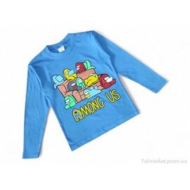 Батник дитячий Весна/осінь 290013 св.синій (5 шт. р.сітка8-16) "Kids-modnik" недорого оптом від прямого постачальника