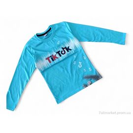 Батник дитячий Весна/осінь 2108 блакитний (4 шт. р.сітка9-12) "Kids-modnik" недорого оптом від прямого постачальника