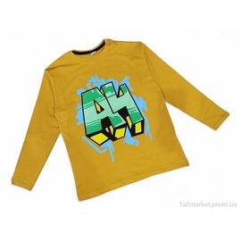 Батник дитячий Весна/осінь 4391 гірчичний (4 шт. р.сітка11-14) "Kids-modnik" недорого оптом від прямого постачальника