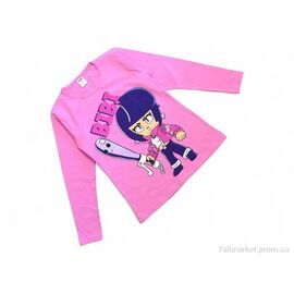 Батник дитячий Весна/осінь 4105 рожевий (4 шт. р.сітка9-12) "Kids-modnik" недорого оптом від прямого постачальника