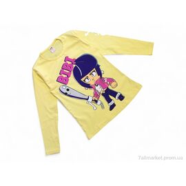 Батник дитячий Весна/осінь 4105 жовтий (4 шт. р.сітка9-12) "Kids-modnik" недорого оптом від прямого постачальника