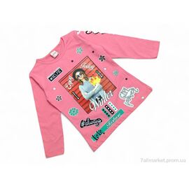 Батник дитячий Весна/осінь 18887 рожевий (4 шт. р.сітка10-13) "Kids-modnik" недорого оптом від прямого постачальника