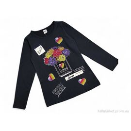 Батник дитячий Весна/осінь 1685 т.синій (4 шт. р.сітка9-12) "Kids-modnik" недорого оптом від прямого постачальника