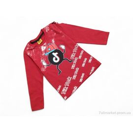 Батник дитячий Весна/осінь 2107 червоний (4 шт. р.сітка2-8) "Kids-modnik" недорого оптом від прямого постачальника