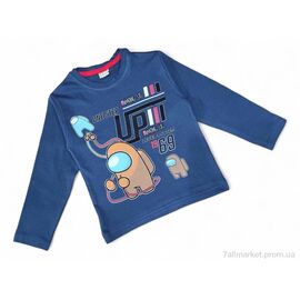 Батник дитячий Весна/осінь 4389 синій (4 шт. р.сітка3-6) "Kids-modnik" недорого оптом від прямого постачальника