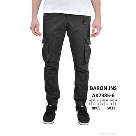 Чоловічі брюки Весна/осінь AK7385-6 (8 шт. р.сітка29-38) "Baron" недорого оптом від прямого постачальника