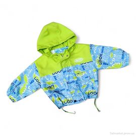 Вітровка дитяча Весна/осінь 17307 салатово-блакитний (5 шт. р.сітка90-130) "Kids-modnik" недорого оптом від прямого постачальника