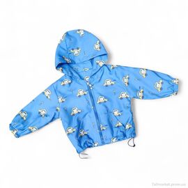 Вітровка дитяча Весна/осінь 17214 синій (5 шт. р.сітка90-130) "Kids-modnik" недорого оптом від прямого постачальника