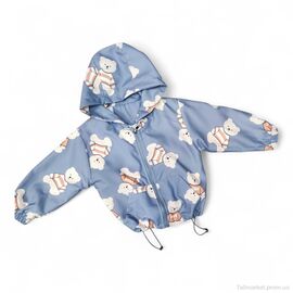 Вітровка дитяча Весна/осінь 17213 сірий (5 шт. р.сітка90-130) "Kids-modnik" недорого оптом від прямого постачальника