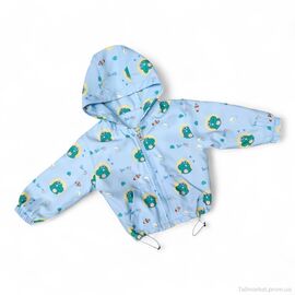 Вітровка дитяча Весна/осінь 17208 св.блакитний (5 шт. р.сітка90-130) "Kids-modnik" недорого оптом від прямого постачальника