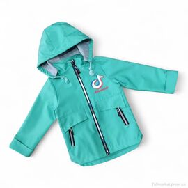 Вітровка дитяча Весна/осінь 4024 св.м'ятний (5 шт. р.сітка110-134) "Kids-modnik" недорого оптом від прямого постачальника