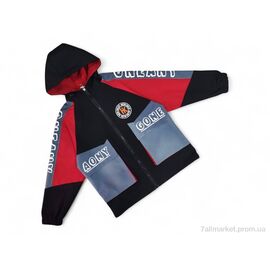 Вітровка дитяча Весна/осінь 2126 червоний (4 шт. р.сітка150-180) "Kids-modnik" недорого оптом від прямого постачальника