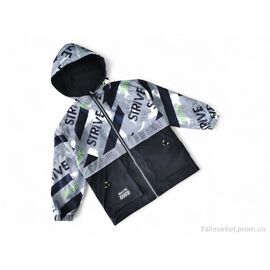 Вітровка дитяча Весна/осінь 2122 сірий (4 шт. р.сітка150-180) "Kids-modnik" недорого оптом від прямого постачальника