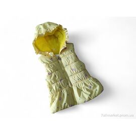 Жилетка дитяча Весна/осінь L08 жовтий (3 шт. р.сіткаL-2XL) "Kids-modnik" недорого оптом від прямого постачальника