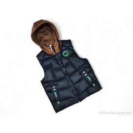 Жилетка дитяча Весна/осінь 2509 чорний (4 шт. р.сіткаM-XL) "Kids-modnik" недорого оптом від прямого постачальника