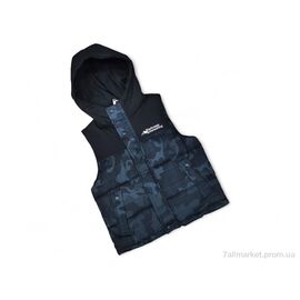 Жилетка дитяча Весна/осінь 2506 чорний (4 шт. р.сіткаL-3XL) "Kids-modnik" недорого оптом від прямого постачальника