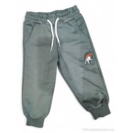 Штани дитячі спортивні Весна/осінь 20124 хакі (4 шт. р.сітка1-4) "Kids-modnik" недорого оптом від прямого постачальника