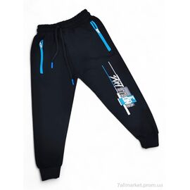 Фотография Брюки детские спортивные Весна/осень 9769 чорний (4 шт. р.сетка 6-9) "Kids-modnik" недорого оптом от прямого поставщика