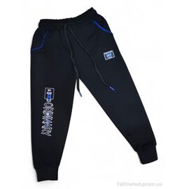 Фотография Брюки детские спортивные Весна/осень 9766 чорний (4 шт. р.сетка 6-9) "Kids-modnik" недорого оптом от прямого поставщика