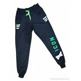 Штани дитячі спортивні Весна/осінь 1022 графіт (4 шт. р.сітка13-16) "Kids-modnik" недорого оптом від прямого постачальника