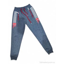 Штани дитячі спортивні Весна/осінь 1005 сірий (4 шт. р.сітка13-16) "Kids-modnik" недорого оптом від прямого постачальника