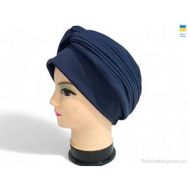 Чалма жіноча Весна/осінь 0322 синій (2 шт. р.сітка56-62) "Mabi" недорого оптом від прямого постачальника