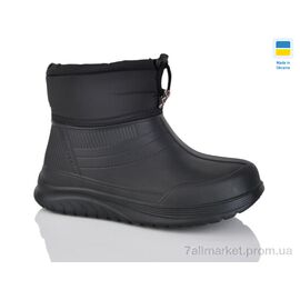 Галоши жіночі Зима 390 A чорн (6 пар р.37-41) "DeMur" недорого оптом від прямого постачальника