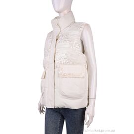 Жилетка жіноча Весна/осінь M01 (11959) l.beige (4 шт. р.сіткаM-2XL) "Obuvok" недорого оптом від прямого постачальника
