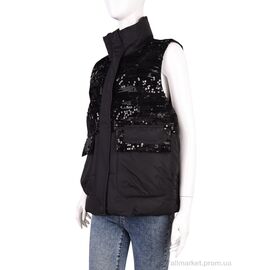 Жилетка жіноча Весна/осінь M01 (11959) black (4 шт. р.сіткаM-2XL) "Obuvok" недорого оптом від прямого постачальника